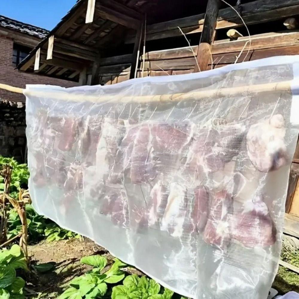 3PCS Insect Bird Cured Meat Mesh Bag Anti-fly Dried Meat Ham Storage Bag Mesh Hanging Bags  Seafood