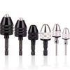 1PC Drill Chuck Keyless Impact Driver Adaptor Hex Round Shank Screwdriver Head Micro Fixture Drill Bits for Electric Grinder