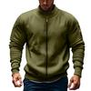 Mens Full Zip Sweatshirts And Tall Casual Stand Collar  Workout Jackets Outdoor Lightweight Athletic Coat