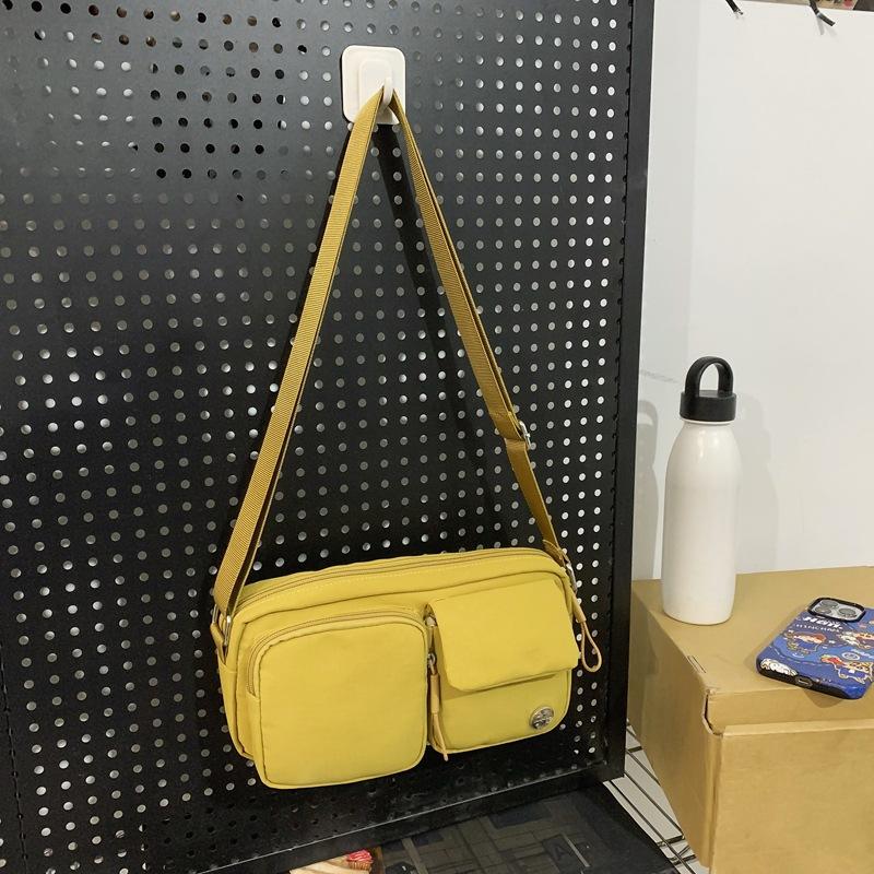 

Лулу повседневная портативная простая нейлоновая сумка с высоким чувством универсальная модная сумка для мобильного телефона новая женская сумка-мессенджер имбирный