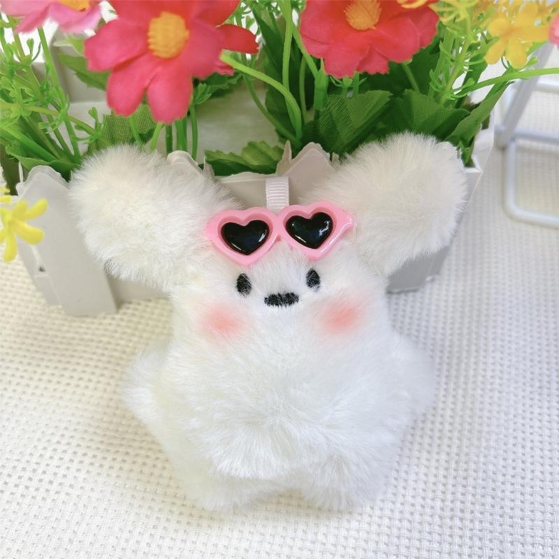 Delicate Plush Keychain Animal Phone Charm Unique Keyring Bag Pendant Accessory for Car Key Purse Wallet Backpack