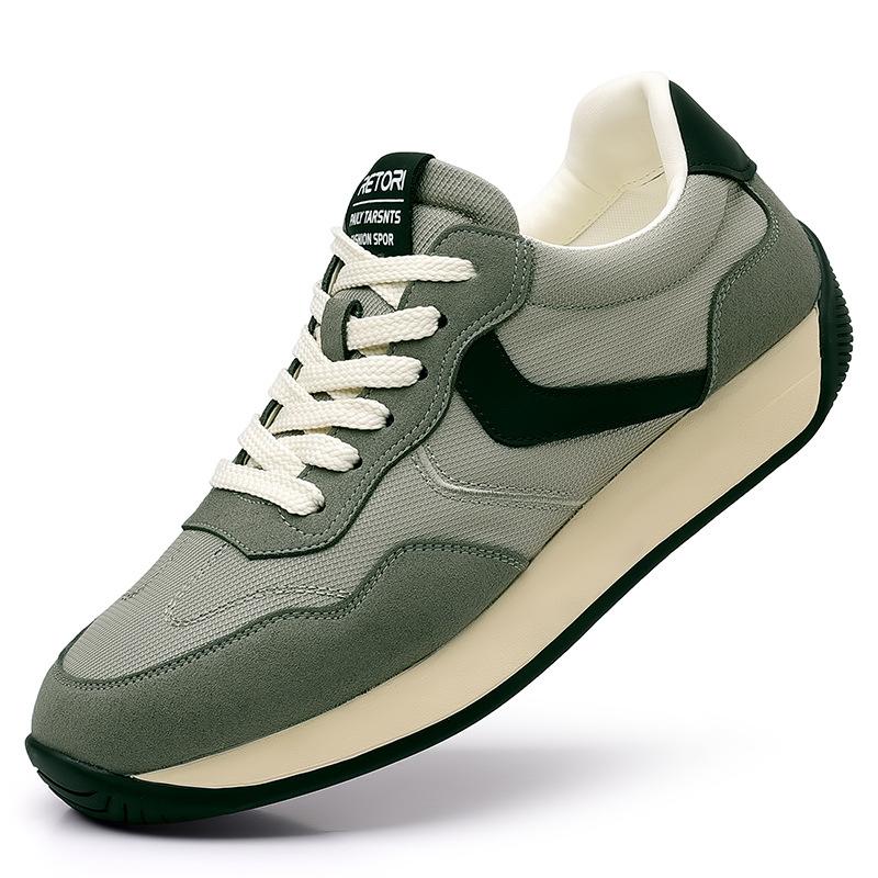 

Men s shoes spring and summer breathable mesh sneakers casual shoes versatile lightweight soft-soled running shoes 2025 38 хаки
