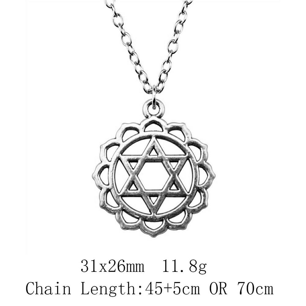 Gifts For Women Woman Long Necklace Celtic Hexagram 45cm Or 70cm Long Chain Necklace Cheap Cute Stuff Pendants And Necklaces