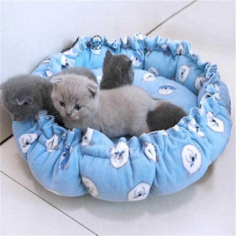 Cu șnur Creativ Moale Cald Cuib Dublă Utilizare Reglabil Paturi pentru Animale de Companie Cuib Paturi Pernă pentru Animale de Companie Pentru Pisici Cățeluși Accesorii pentru Animale de Companie