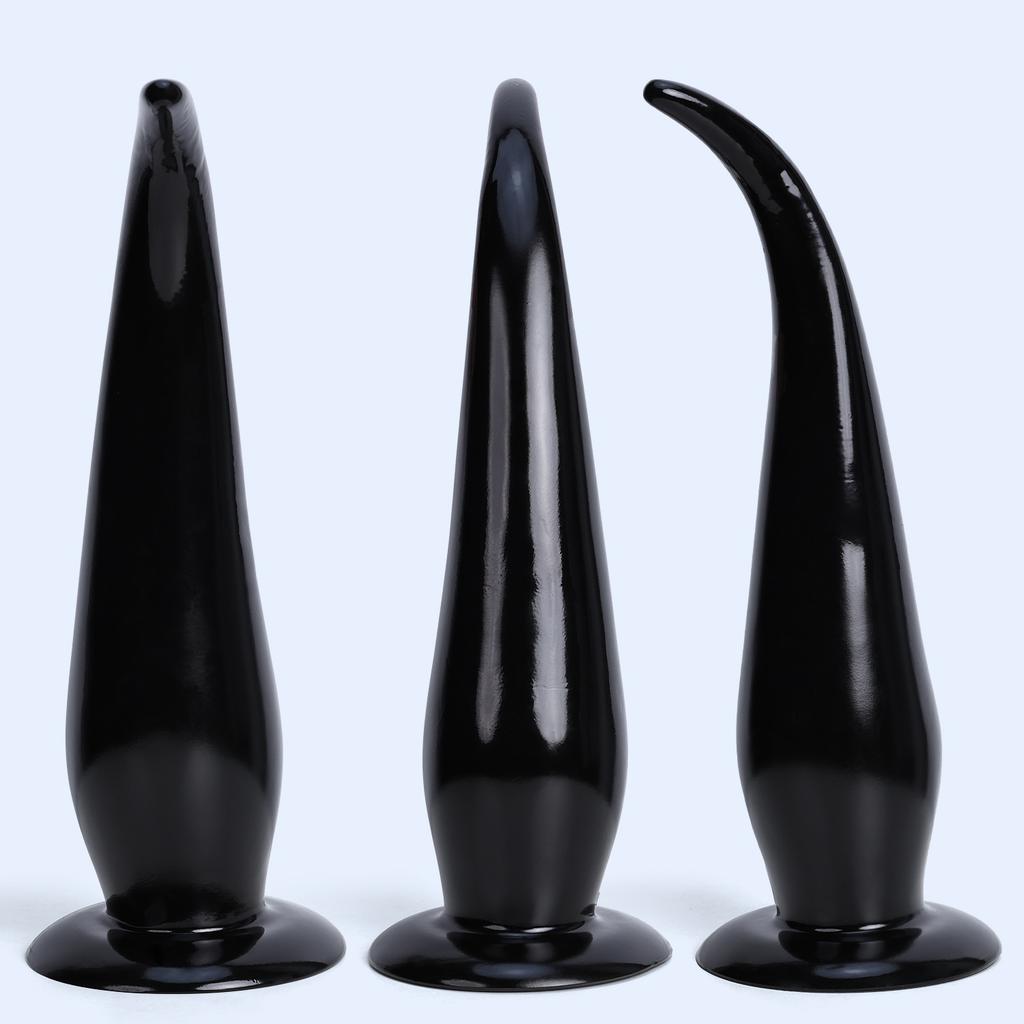 Super Thick Tail Anal Plug Three Piece Set Female Anal Expansion Sex Toy Alternative Adult Masturbator
