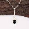 Black Onyx 925 Solid Sterling Silver Pendant, Handmade Gemstone Jewelry Pendant For Memorial Day