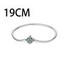 Original Copper Green Charms Lucky Four Leaf Clover Horseshoe Bead Earrings Pendant Fit Bracelet Necklace Jewelry