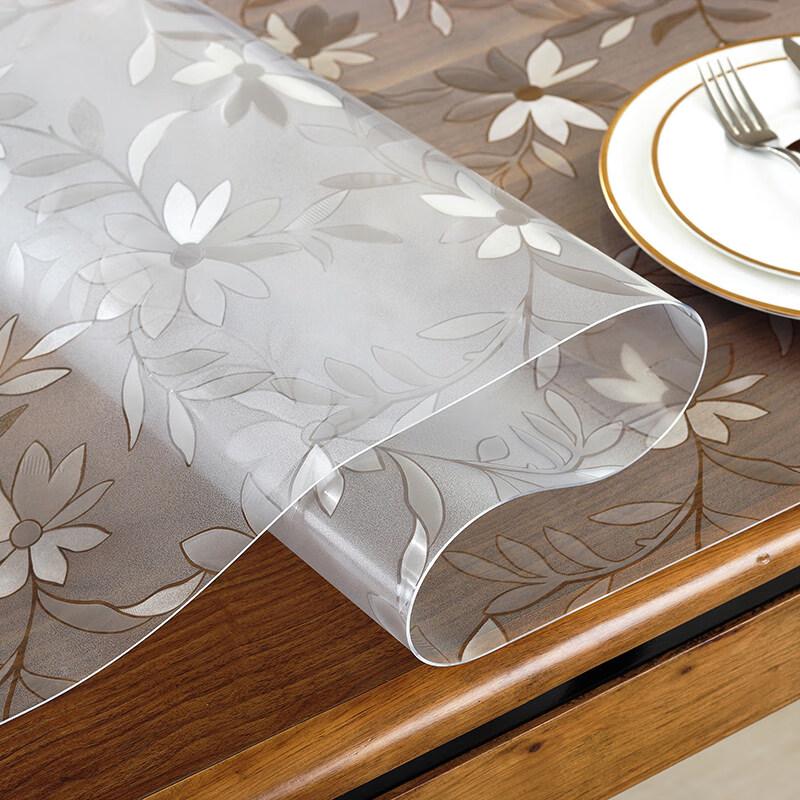 Transparent PVC Table Protector Mat