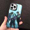 Anime M-Milky Subway Phone Case For iPhone 17,16,15,14,13,12,11,Pro Max,Plus Candy Silver Cover
