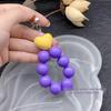 Korean Style Cute Colorful Beaded Heart Phone Lanyard and Camera Charm for Women