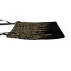 Used ISSEY MIYAKETote Bag black/gold canvas Women