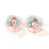 Baroque Natural Pearl Earrings 925 High-end Retro New Chinese Oil Painting New Niche Women's Earrings