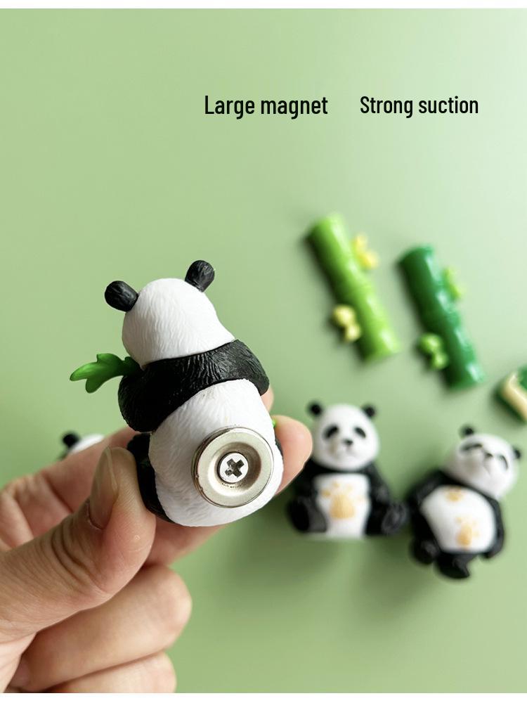 Chengdu Giant Panda 3D Fridge Magnet - Cute Cultural Tourism Souvenir