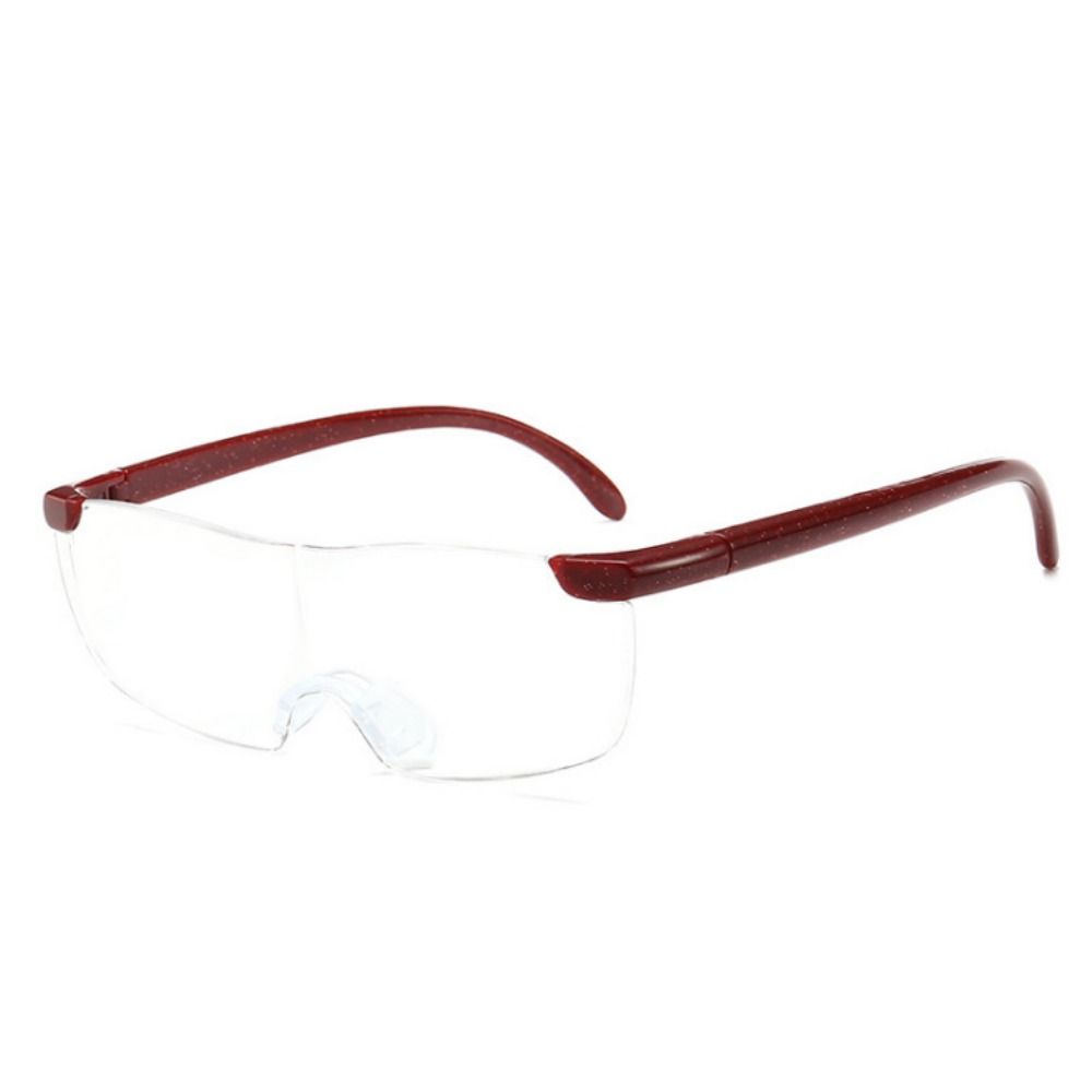 250 Degree Magnifiers Eyewear Lightweight Frameless Eyeglasses Comfortable Working Goggles  Men
