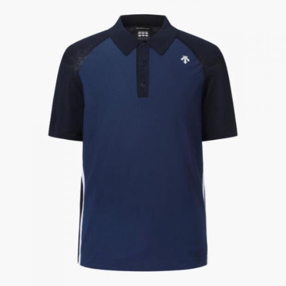 

DeScent Golf DeScent Golf DeScent Golf Футболка с коротким рукавом Kqf Dp21mftS45 Gblg Men S Knit jerSey Mix 100