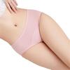 Women's 3 Pack Cotton Leakproof Period Underwear Middle Waist Comfortable Panties Blue Dark Grey Light Grey