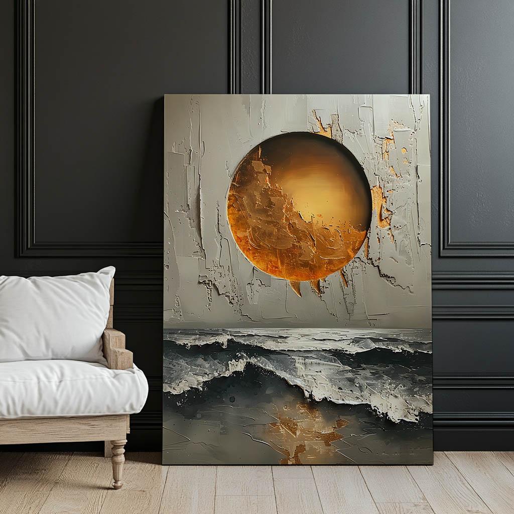 Golden Horizon Golden Horizon, 30X40 Cm, Frameless, Matte Paper 230 Gsm