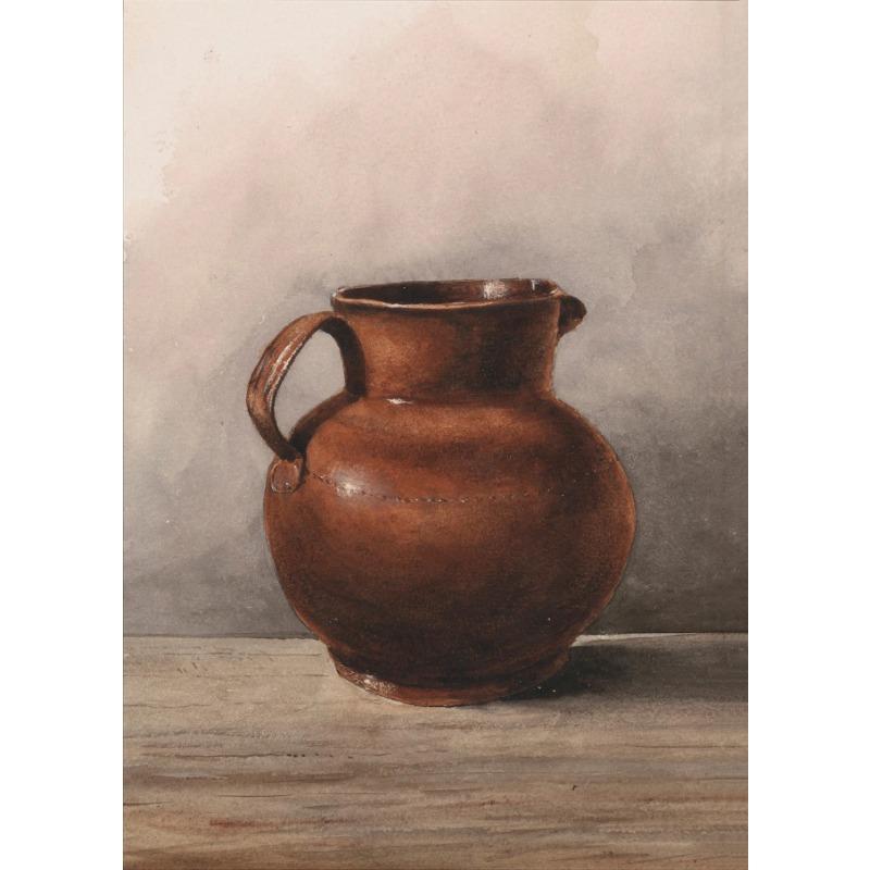 

Винтажный кувшин, натюрморт с полевыми цветами, холст, нейтральный принт для кухни в стиле кантри, груша в тумане, овечка, ботанический декор для детской комнаты 21cm×30cm NoFrame