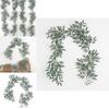 Wedding Background Vine With Eucalyptus Leaves For Photography And Home Decor 172cm