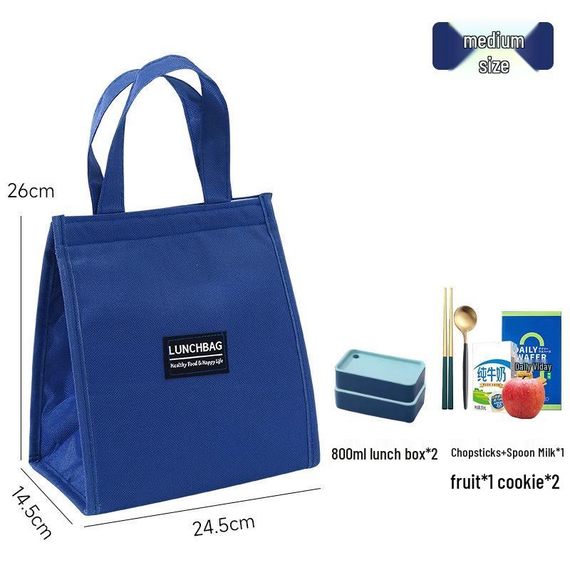 Obědová taška - Izolovaná a přenosná pro práci, výlety a pikniky, se slevou 5 Yuan pro nováčky
