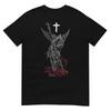 Saint Michael The Archangel Defeating Satan Warrior Faith Tshirt
