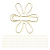100Pcs Funny Planner Clips Innovative Cute Design Anti Rust Electroplating Process Gold Paper Clips