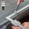 Shinwa Sokutei 58711 Metal Carpenter Ruler Stopper for Thick and Wide Column 50mm Gauges,