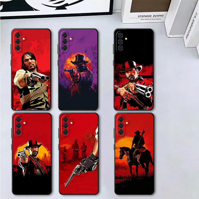 Red Dead R-Redemption Soft Phone Case for Samsung A17 A37 A57 A16 A26 A36 A56 A15 A25 A35 A55 A14 A24 A34 A54 A13 A23 A33 A53 A5