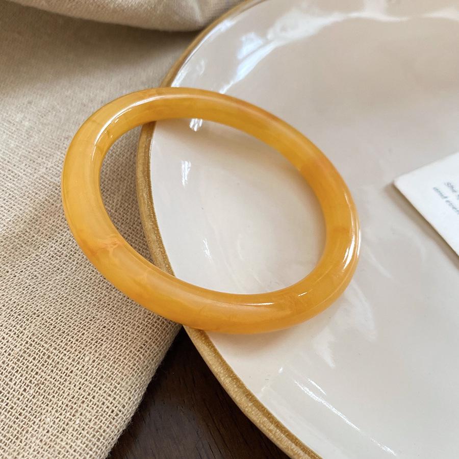 Gold-Plated Geometric Open Bangle – Korean-Style, Luxury Retro Bracelet with Unique Design for Women