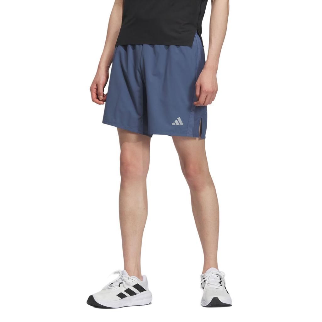 adidas Casual Shorts Men's Soft Ink Blue/Dark Silver Gray JZ2350