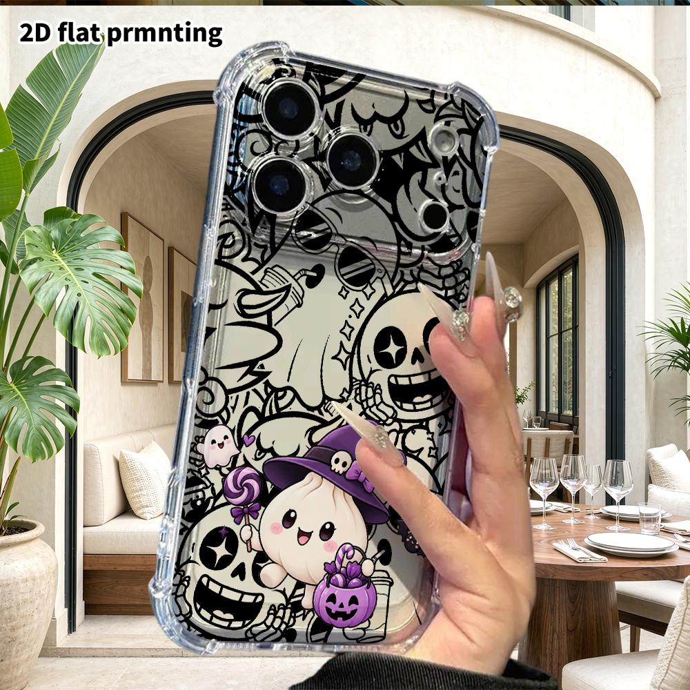 Phone Case: 2D Flat Design, Suitable for iPhone 18 17 16 15 14 13 Pro Protective Case, Wizard Bun, Perfect Christmas and Halloween Holiday Gift