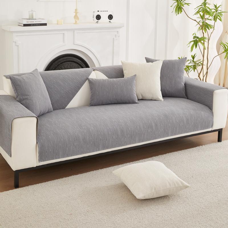 

Подушка для дивана из синели, универсальный нескользящий тканевый чехол на четыре сезона, кожаный чехол для дивана, простая подушка для дивана 70*70cm