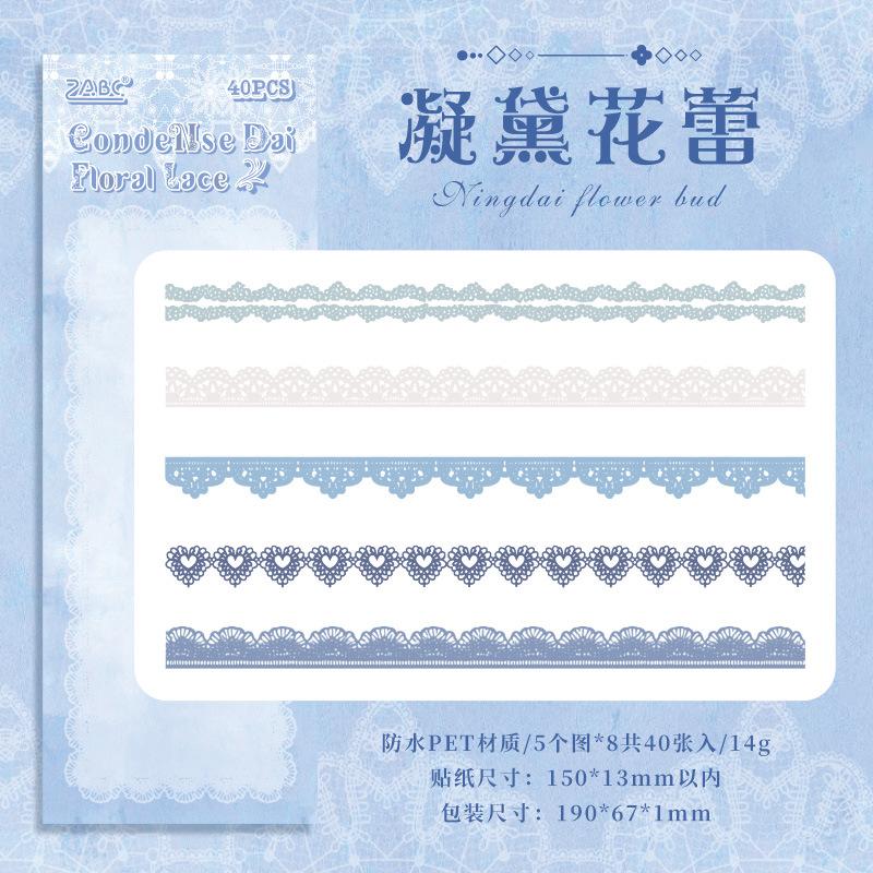 30 pcs Long strip Creativity Stickers pack Adhesive Diy Decorative Diary Album Scrapbooking Planner Junk Journal Supplies