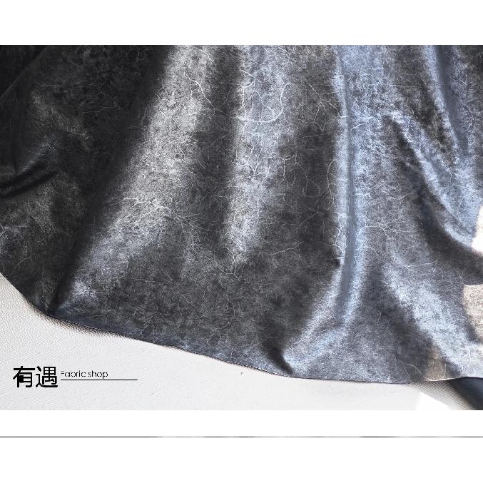 PU Simulated Leather Fabric Silver Gray Handmade Diy Coat Skirt Designer Cloth Diy Apparel Sewing Polyester Fabrics