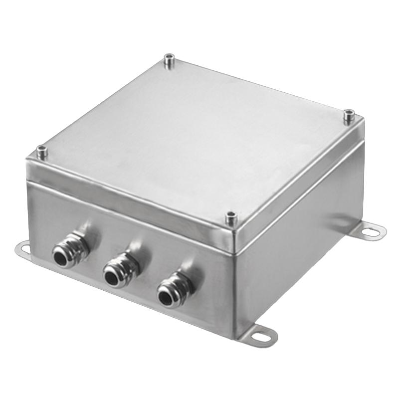 304 Stainless Steel Waterproof Junction Box, Dustproof & Corrosion-Resistant, Three-Proof UK Terminal Box for Outdoor Use.