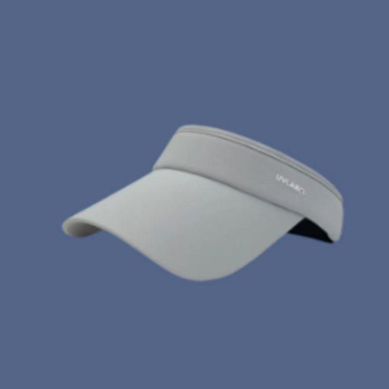 

Кепка-козырек в корейском стиле - Унисекс, летняя защита от солнца, стройнящий эффект, идеально подходит для езды на велосипеде на открытом воздухе светло-серый