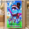 Beach TowelThe Amazing Digital Circus Custom Name Text Personalized Soft Towel for Beach Pool Indoor Home Decor Gift
