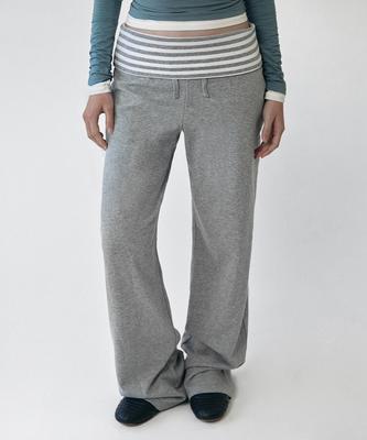 Seuweideu Layered Long Pants [Gray]