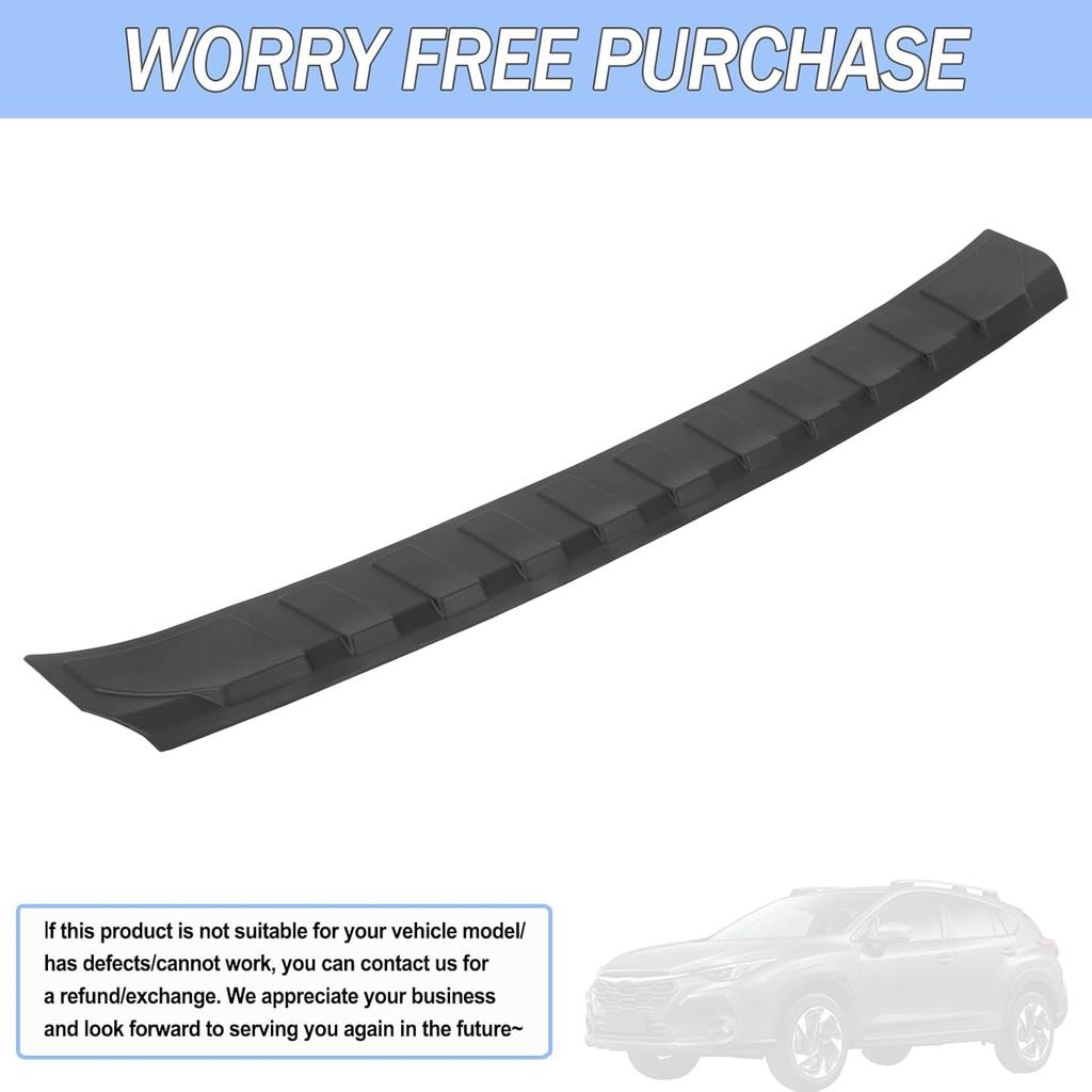 Car Rear Bumper Cover Protector Guard Compatible with Subaru XV/Crosstrek 2018-2023, Scratch Resistant Trunk Door Entry Guards, Trunk Door Sill