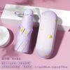 Women's Folding Umbrella for Both Sunny and Rainy Weather, with Heart Print, Fully Automatic, Thickened, Sun Protection, Uv Protection, Sunshade