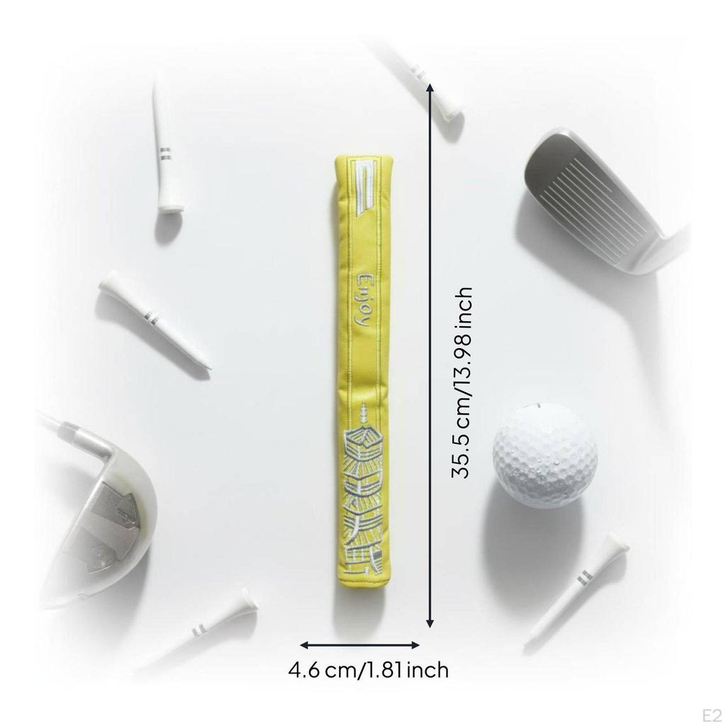 PU Leather Alignment Headcover Scratch Protection Golf Cover Quickly AccessOn