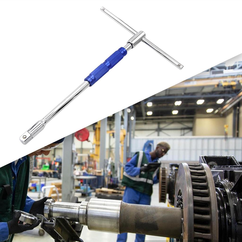 T Handle Wrench Spanner, Professional Socket Wrench, Hand Tool for Cars Mechanical