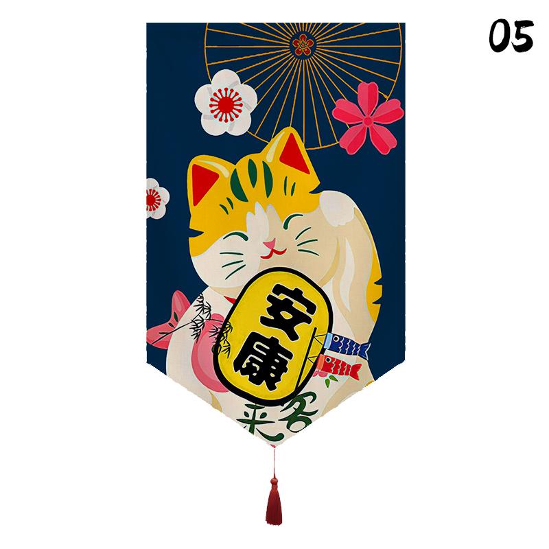 Japanisches Restaurant Dekor Kurzer Türvorhang Küche Sushi-Laden Hängender Halbvorhang Izakaya Banner Eingangsbereich Küchenabtrennung