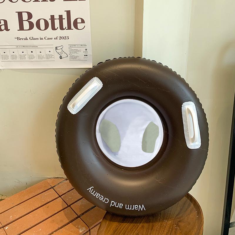 

Детский надувной солнцезащитный круг для плавания с сиденьем - Игрушка для воды с защитой от опрокидывания Children s Sit-in Ring