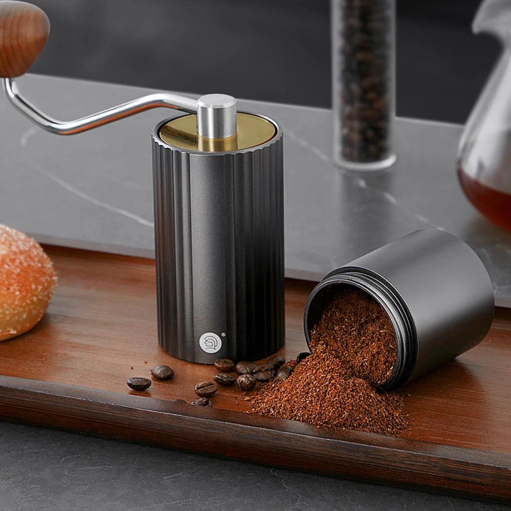 Hero Z3pro Hand-Crank Coffee Grinder with Six-Star Titanium-Coated Blade, Portable Coffee Mill, Manual Coffee Bean Grinder