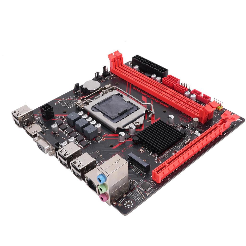 H61 Computer Motherboard Replacement for Core 2nd 3rd Gen I3 I5 I7 CPUs 2xDDR3 1920x1080 60Hz