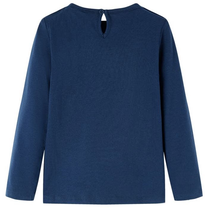 Kids' Long-sleeved T-shirt Navy Blue 92/104/116/128/140