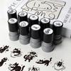 Cute Black Cat Themed Self-Inking Stamps, Pre-Inked Cartoon Kitten Stamps For Journaling, Scrapbooking, Diy Projects Gifts