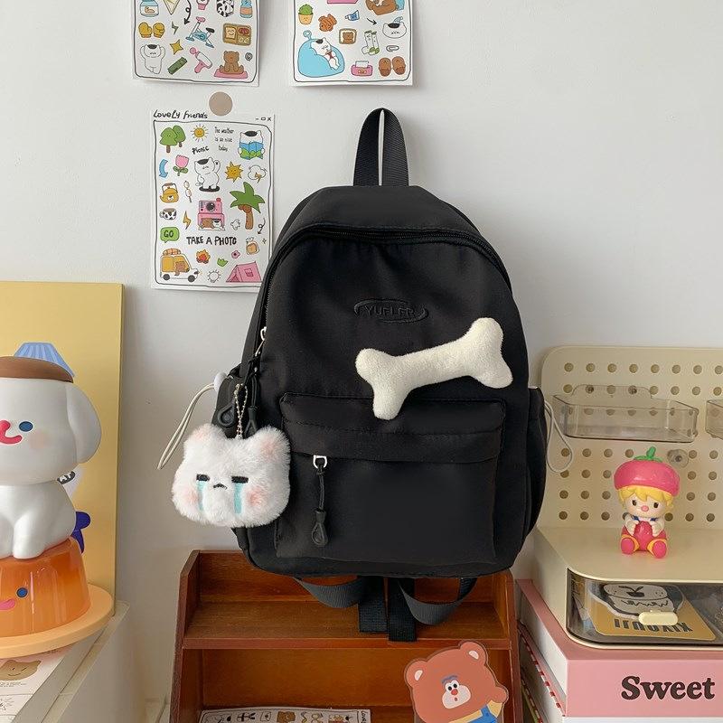 Schoolbag1011 Simple and Lightweight Schoolbag Korean Ins High Value and Versatile Student Class Girl Backpack Casual Fashion