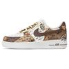 Air Force 1 Fantasia, Love Planner Abrasion Resistant Low Top Skateboard Shoes Women's Brown DD8959-100(Team1210-)